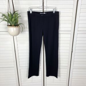 Betabrand Black Straight Leg Classic Dress Yoga Pants Pull On‎ Size L Petite